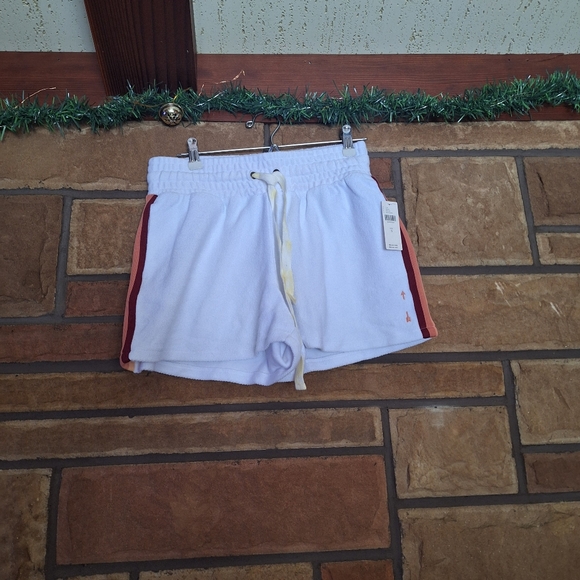 Anthropologie x The Upside White Babylon Citra Track Shorts Small NWT - Picture 2 of 14
